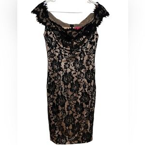 Mandalay Bodycon La Coquette Dress Size 4
